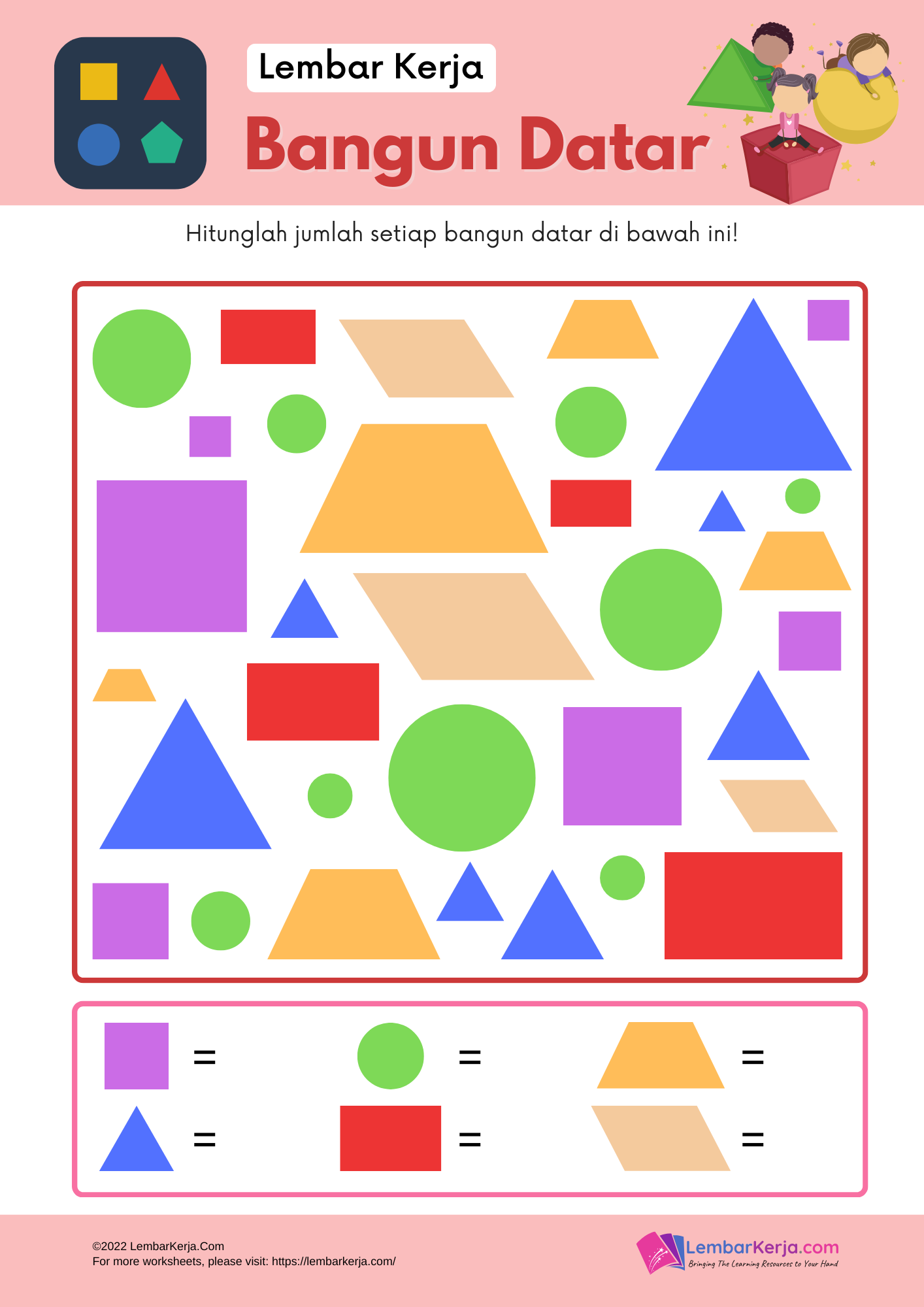 Asah Kemampuan Geometri Si Kecil Latihan Mengelompokkan Benda Sesuai