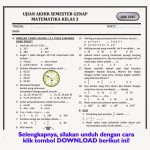 Latihan Soal Matematika Kelas 3 SD Semester 2